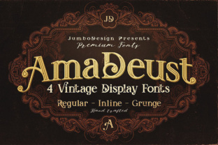 AmaDeust: The Vintage Serif Font for Luxe Branding