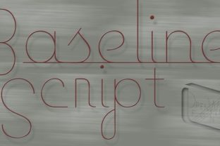 Baseline Script Font Review