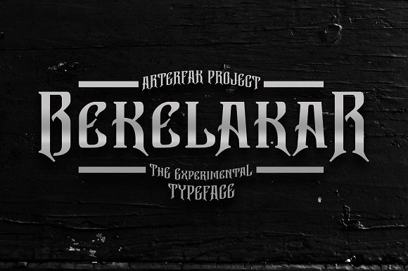 Bekelakar: A Blackletter Font for Bold Branding