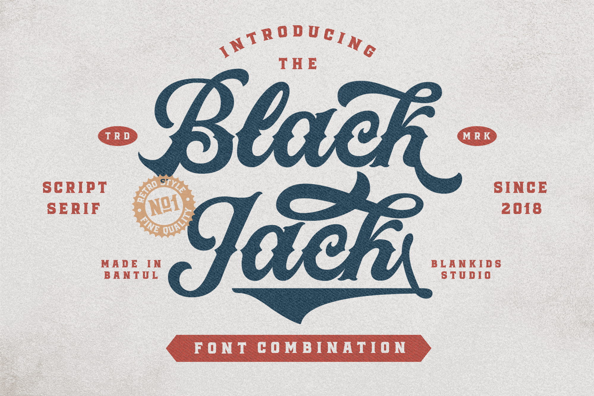 Black Jack Display: A Vintage Font for Modern Brands