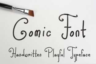 Comic Font for Editorial Design