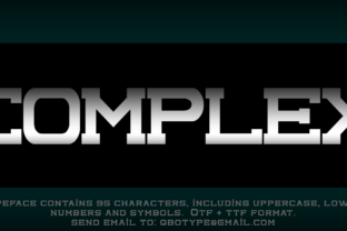 Complex: A Bold Serif Font for Impactful Campaigns
