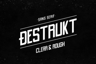 Destrukt Font for Bold Campaigns