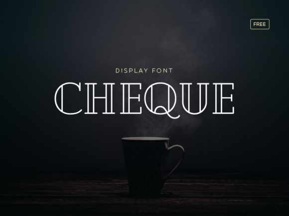 Elevate Your Brand with the Cheque Display Font