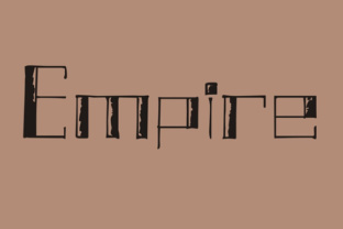Empire Font for Web Design