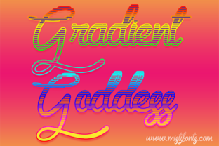 Gradient Goddess Font for Bold Campaigns