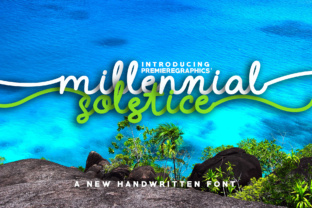 Millennial Solstice Font for Creative Campaigns