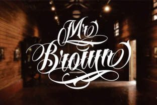 Mr Brown Font for Creative Makers