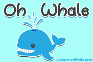 Oh Whale Font for Creative Design