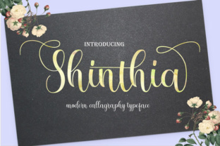 Shinthia Font for Handmade Creations