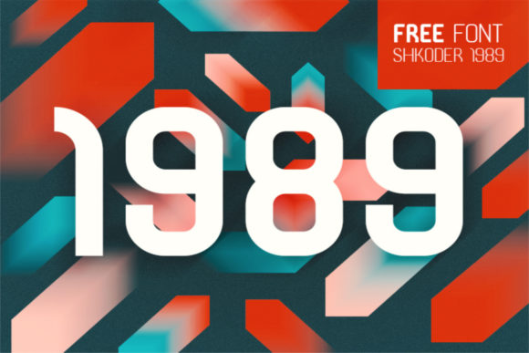 Shkoder 1989 Font: A Techy 90s Display Typeface