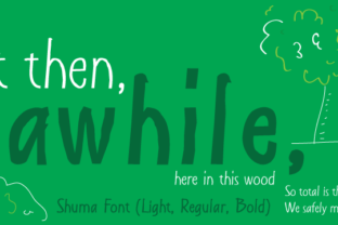 Shuma: A Script Font for Elegant Design