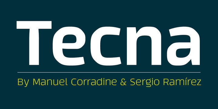 Tecna Family: A Font for Thoughtful Design