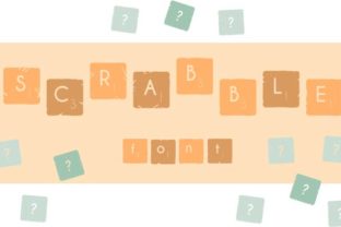 The Scrabble Font